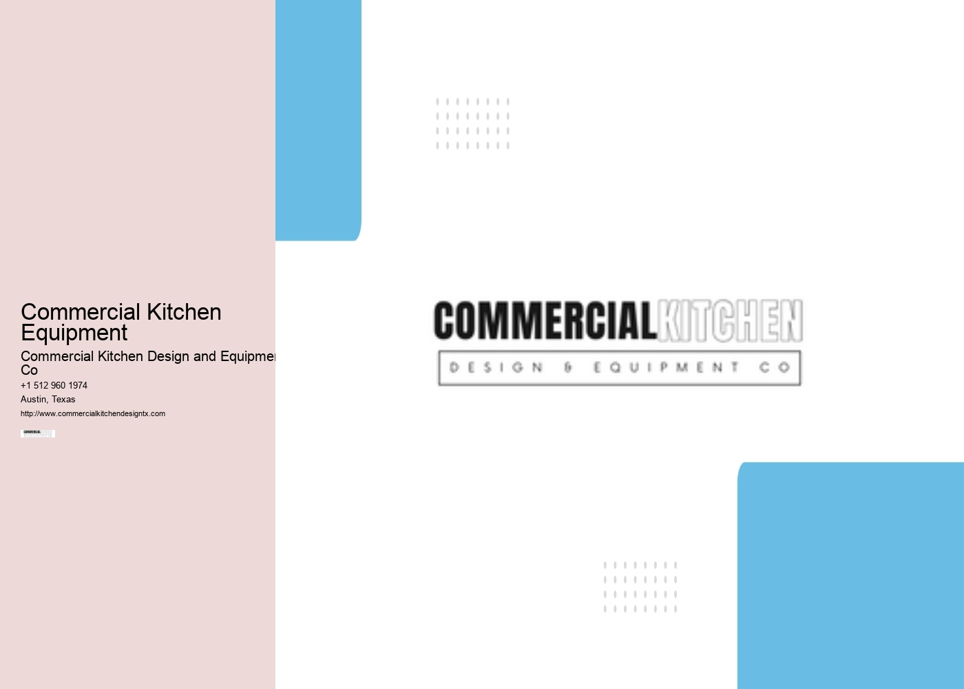 Commercial Kitchen Equipment